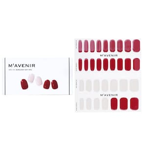 Adesivo para unhas Mavenir Burgundy Day Red Salon-quality