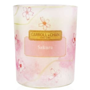 Vela votiva Carroll & Chan, 100% cera de abelha, aroma de sakura