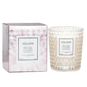 Óculos de cor rosa Voluspa Candle Scent 40h Burn Time