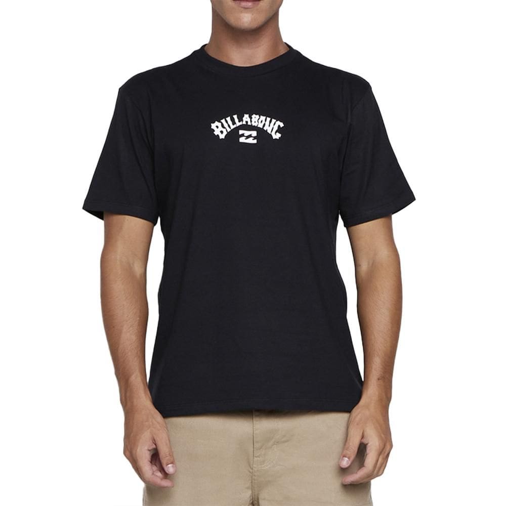 Camiseta Billabong Mid Arch SM25 Masculina Preto