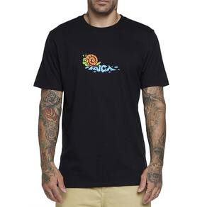 Camiseta RVCA Slow Roll SM25 Masculina Preto