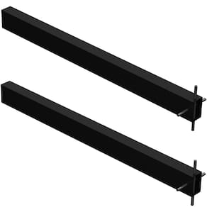 Suportes Pia Chumbar Bancada Mesa 50 Cm 2 Unidades - Preto
