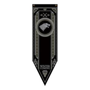Bandeira Flâmula Com Brasão Casa Stark Game Of Thrones