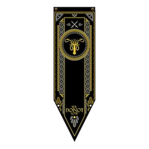 Bandeira Flâmula Com Brasão Casa Greyjoy Game Of Thrones