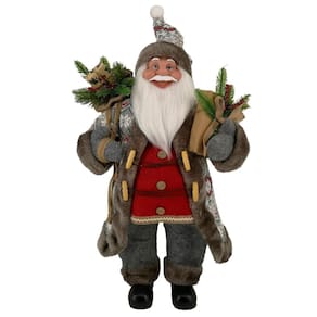 Papai Noel Grande Vermelho Country Decoração Natal 70Cm