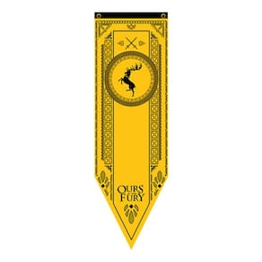 Bandeira Flâmula Com Brasão Casa Baratheon Game Of Thrones