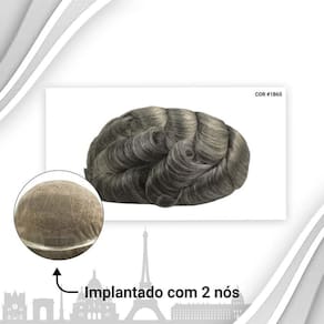 Protese Capilar Full Lace Masculina Francesa 20X25
