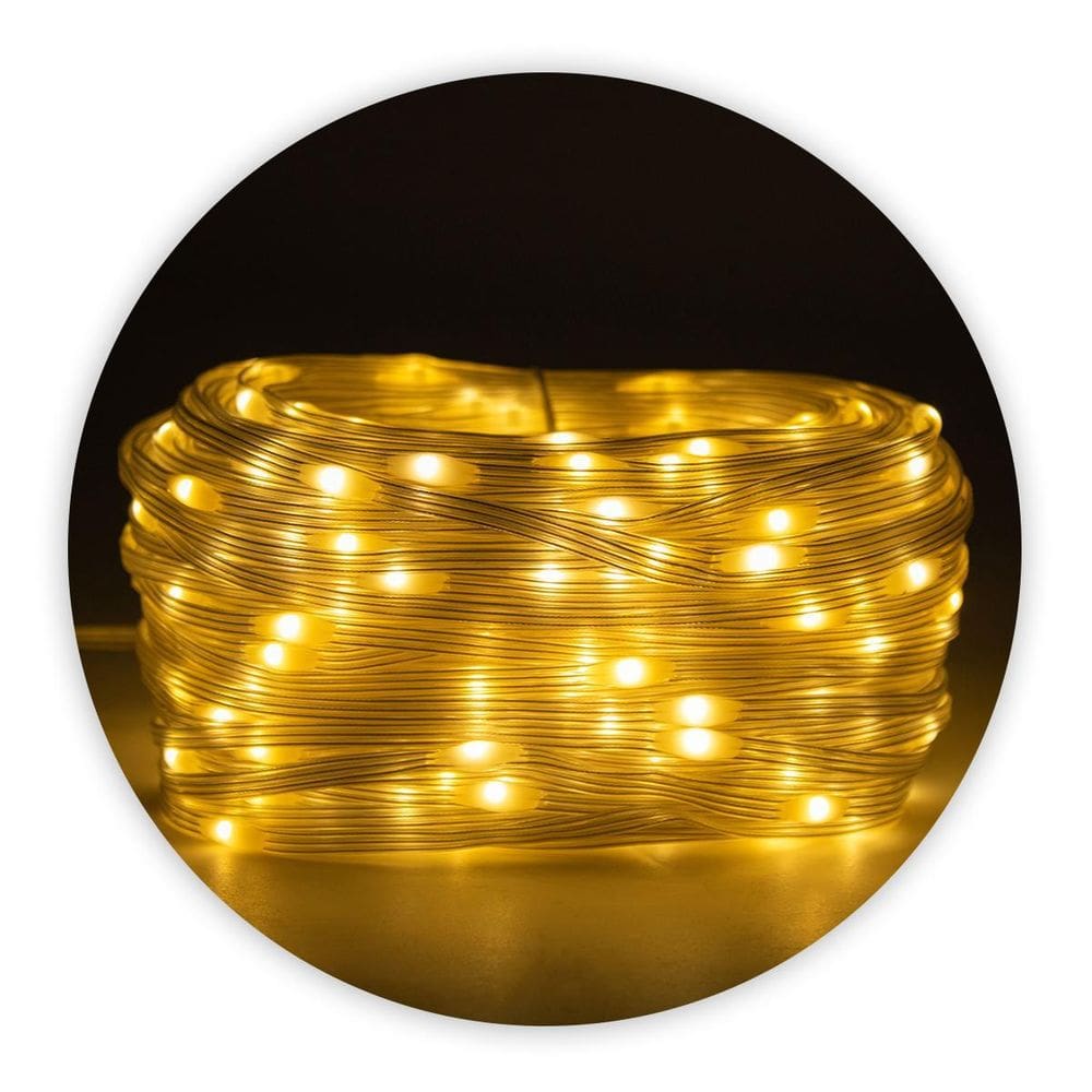 Led Pisca Linha 50M 8 Modos Tomada