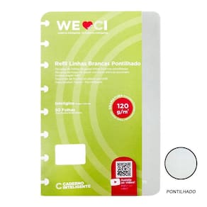 Refil Caderno Inteligente 120G Inteligine Linha Branca