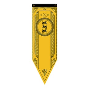 Bandeira Flâmula Com Brasão Da Casa Cleogane Game Of Thrones