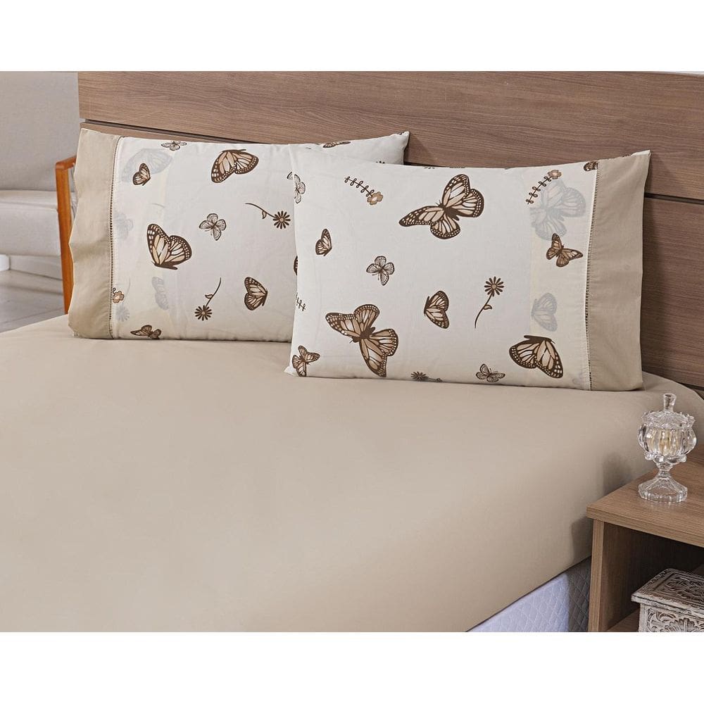 Kit 08 Fronhas Avulsas 80X60Cm Percal 100% Algodão 180 Fios