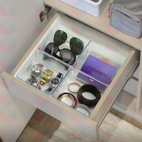 Conjunto 2 Organizadores Modular Gavetas Porta Maquiagem
