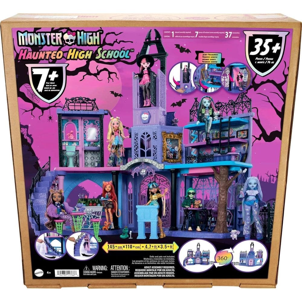 Playset Monster High Escola Do Terror Mattel Hlp88