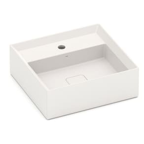 Kit 3 Cubas de Apoio Retangular com Mesa 450x420 Platinum P6 Incepa Bege