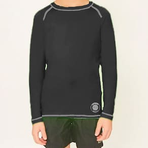 Camiseta Infantil Manga Longa Menino Uv50 Praia Forro 1 a 14