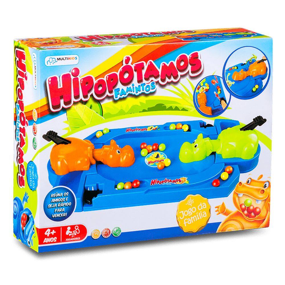 Brinquedo Jogo Hipopótamos Famintos BR1290 - Multikids | Casas Bahia
