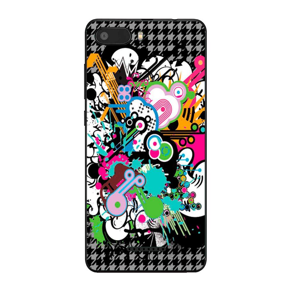 Capa Adesivo Skin022 Verso Para Multilaser MS50X