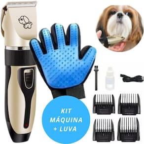 Kit Premium: Tosa, Lixa, Alicate E Luva Para Pets