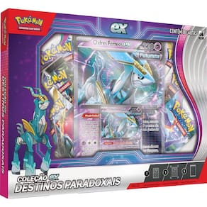 Pokémon Box Destinos Paradoxais Chifres Férreos Ex Copag