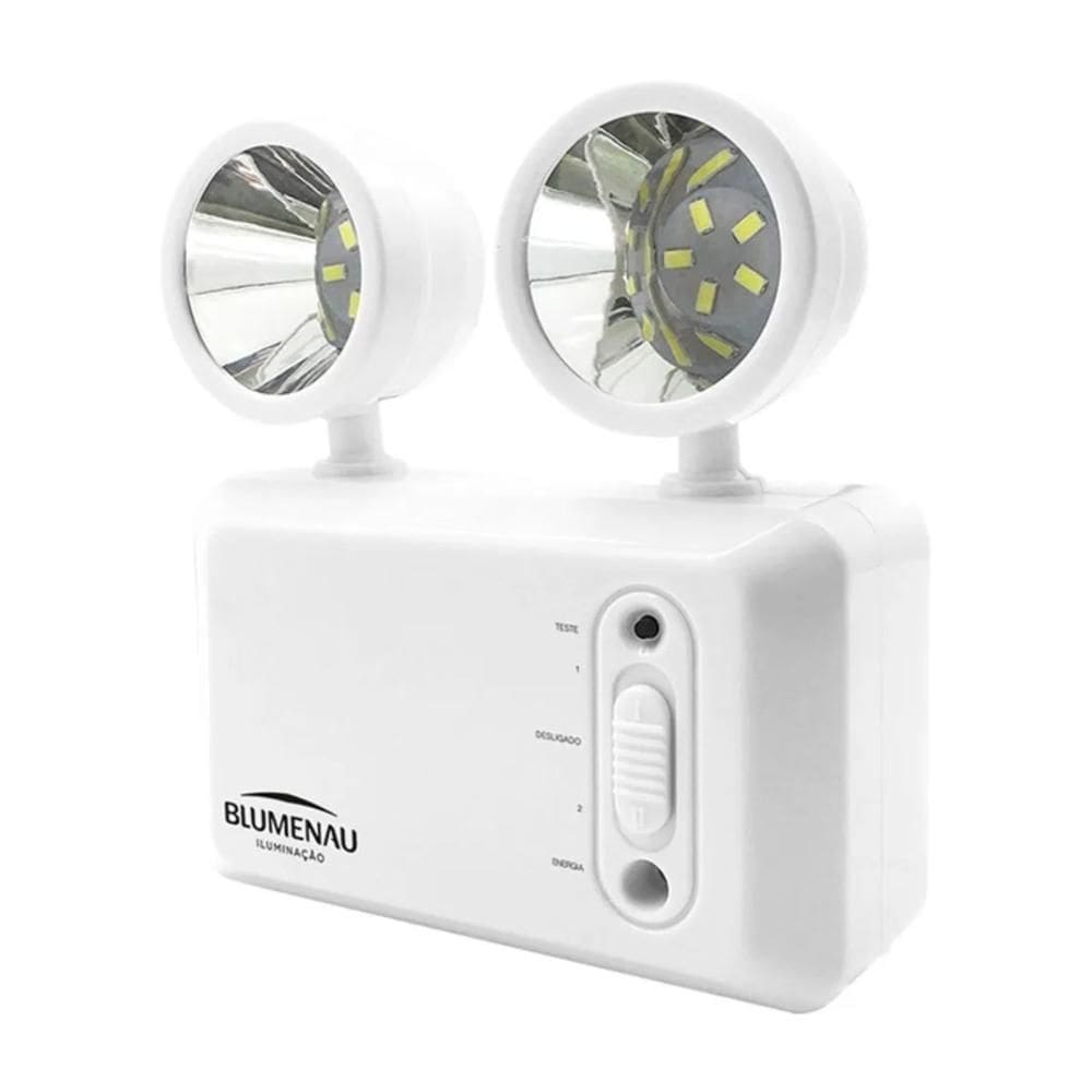 Luminária De Emergência Led Blumenau 600 Lúmens