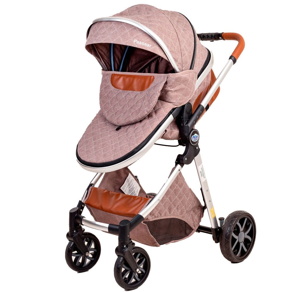 Carrinho De Bebê Ares Marrom Grená – Passear