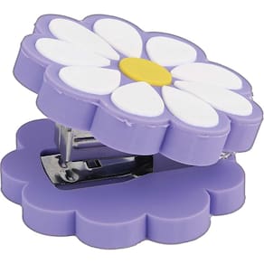 Grampeador Mini 10 Folhas + 450 Grampos Tilibra - Flor