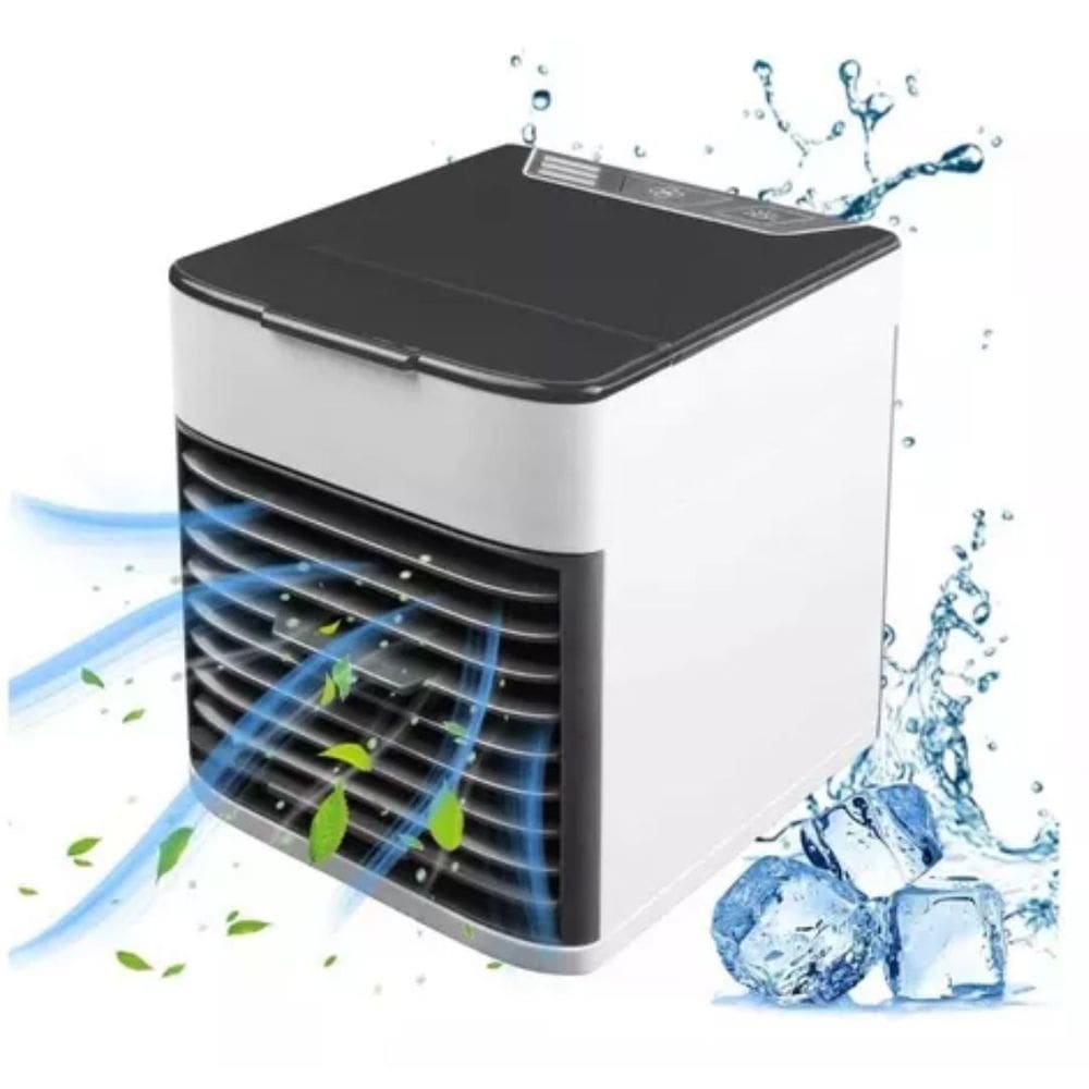 Climatizador Portátil Mini: Ar Condicionado Umidificador USB 12V