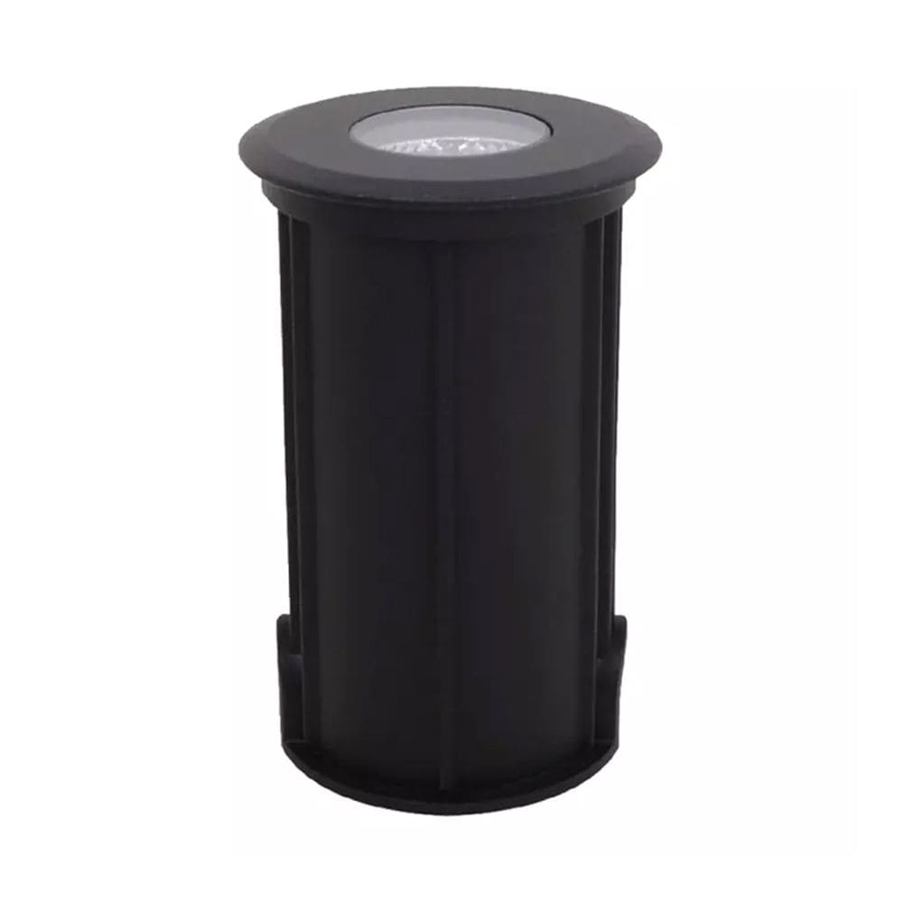 Embutido De Solo Led Cob 6W 3000K Preto Redondo