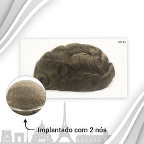 Protese Capilar Full Lace Masculina Francesa (20X25)