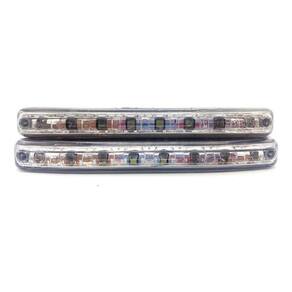 Kit Luz 8 Leds Farol Auxiliar Milha Drl Daylight Universal