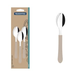 Conjunto Colheres Chá Tramontina Inox Leme 3 Peças 23187330