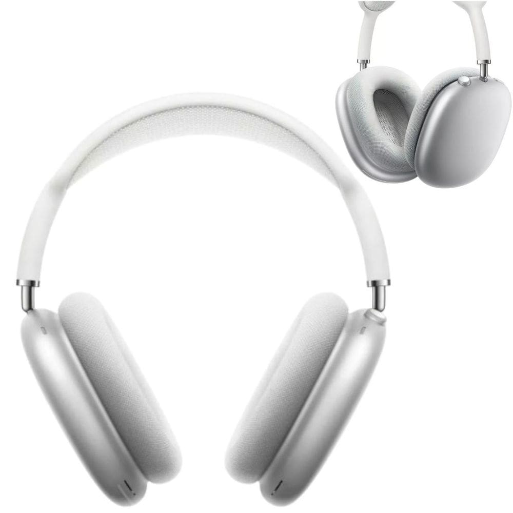 Fone De Ouvido Over-Ear Gamer Sem Fio Bluetooth P9 Prata