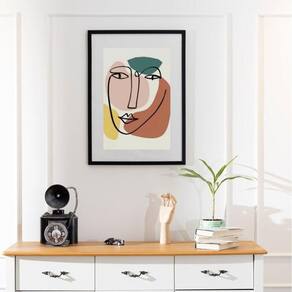 Quadro Decoração Moderna - 60X48Cm