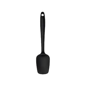 Espátula Colher Silicone Preto Mimo SN23406