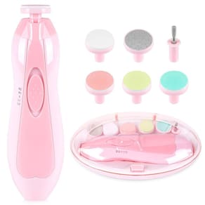 Cortador Infantil Elétrico De Unhas Estilo Cor Roxo 6 Refis