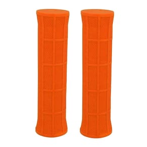 Manopla Borracha Mtb Pro Laranja Pvc Punho Conforto Wester