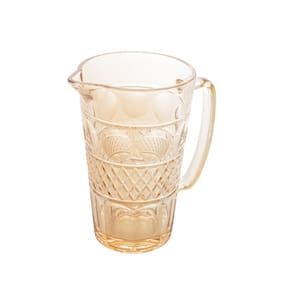 Jarra Vidro Geometric Ambar 1 Litro Bon Gourmet