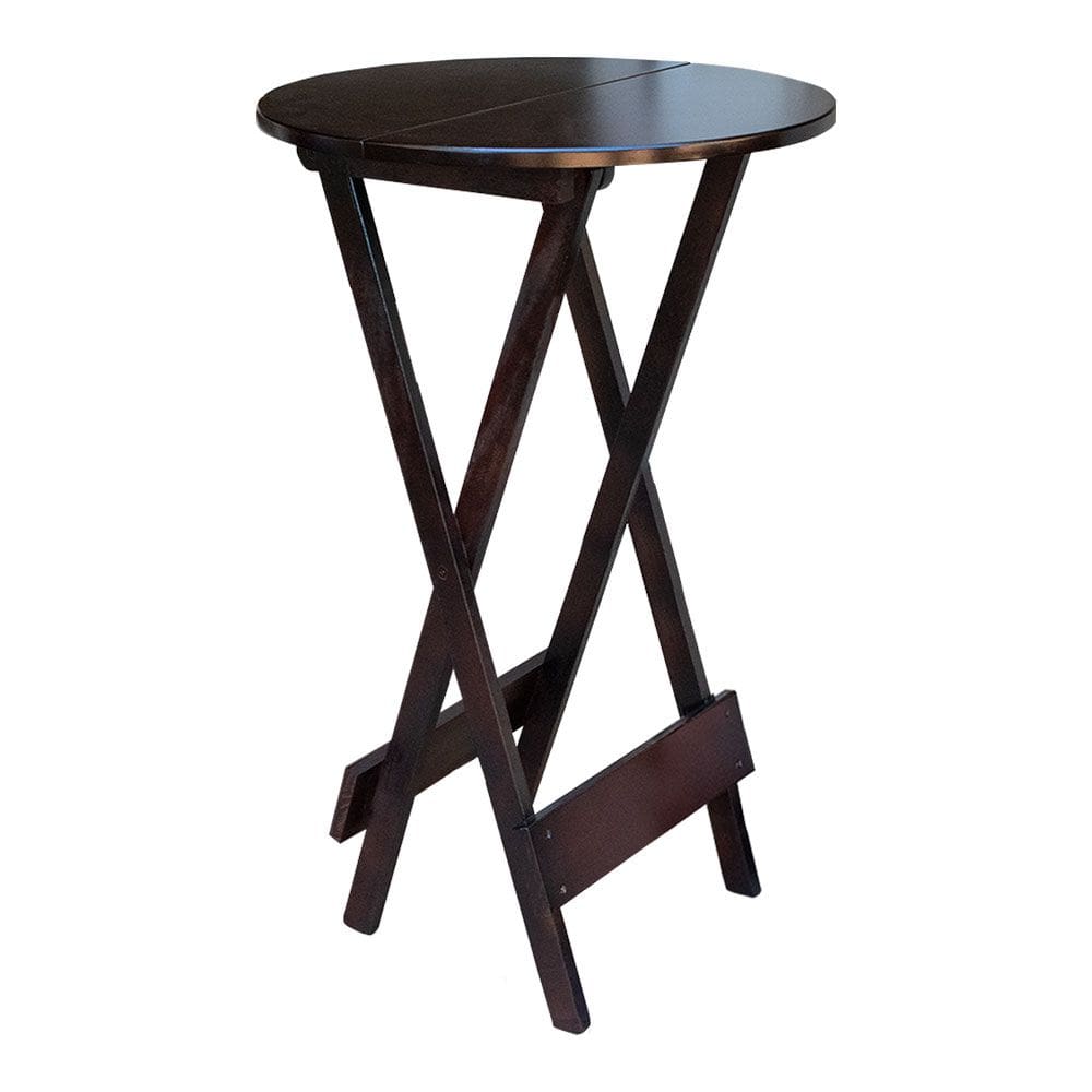 Mesa De Madeira Bistrô Dobravel Ideal Para Bar E Restaurante Imbuia