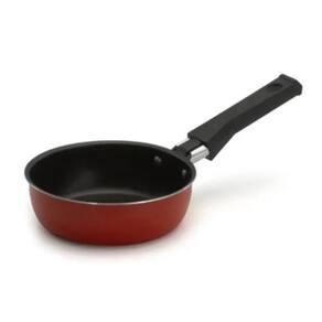Frigideira Antiaderente De Ovo Vermelho Alumínio Nacional 14cm