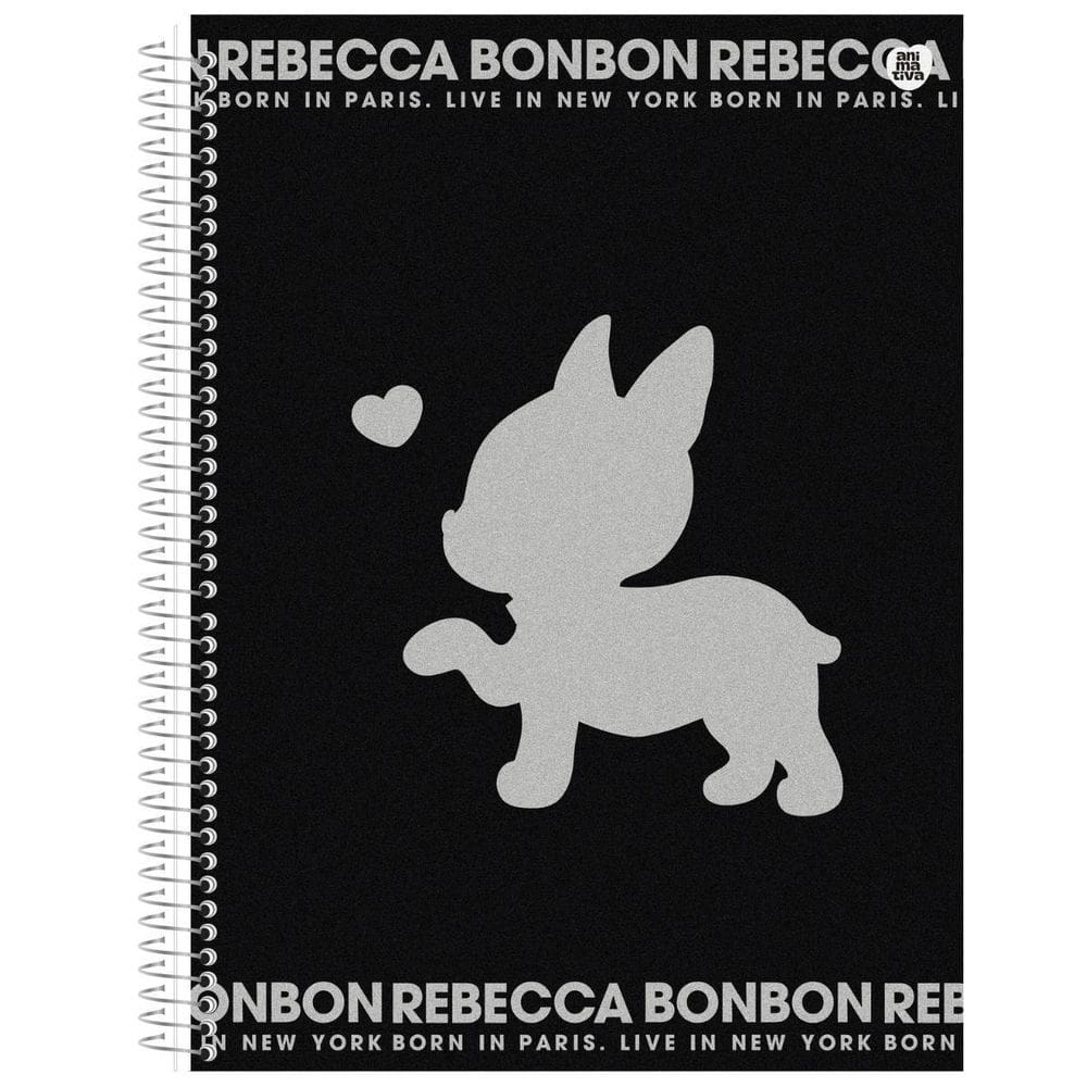 Caderno Rebecca Bonbon Universitário 10 Matérias 160 Folhas
