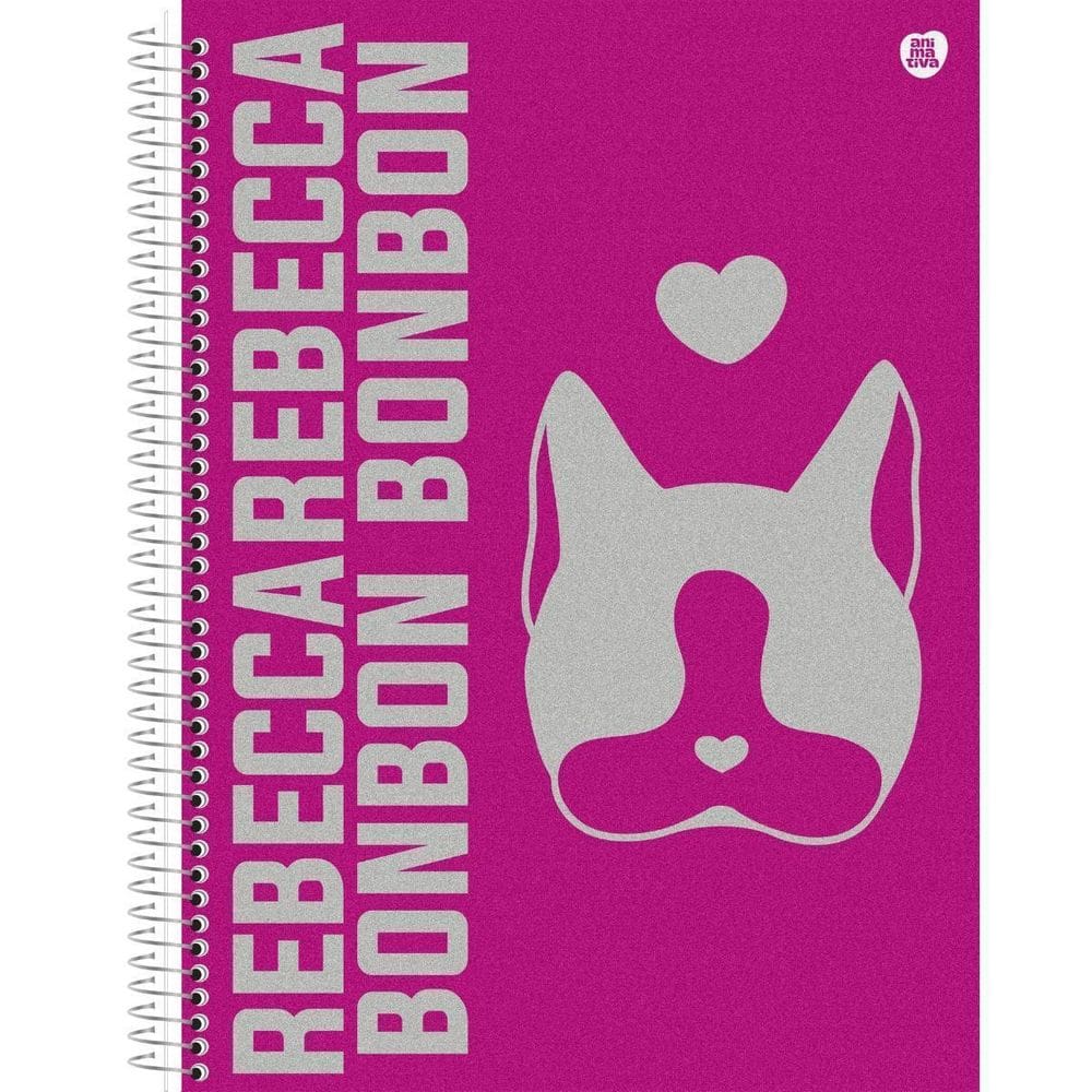 Caderno Rebecca Bonbon Universitário 10 Matérias 160 Folhas