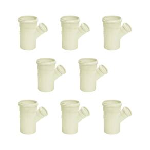 Kit 8 Junções Simples De Redução Esgoto 150x100mm Amanco