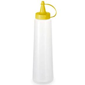 16 Bisnagas Plásticas 400ml para Molhos Mostarda Plasvale Bar Lanchonete