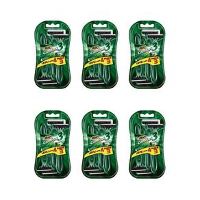 Aparelho De Barbear Bic Comfort 3 L4P3 Pele Sensivel-Kit 6Un