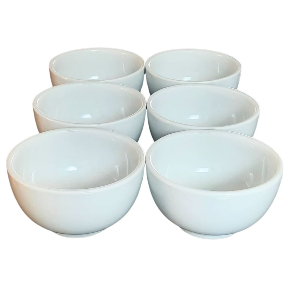 Kit 6 Tigelas / Cumbucas Açaí 600ml - Porcelana Branca (2)