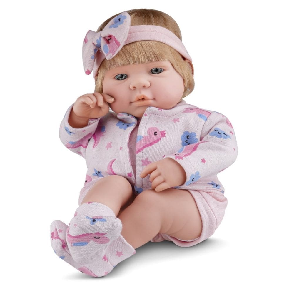 Boneca Bebê Real Loira Baby By Roma - 42cm - Roma Brinquedos