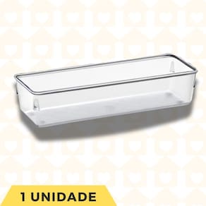 1 Peça Organizador Gaveta Maquiagem Talheres Modular Acrilico