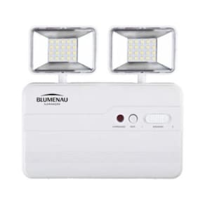 Luminária Emergência Bloco Autônomo Led Blumenau 1200 Lúmens
