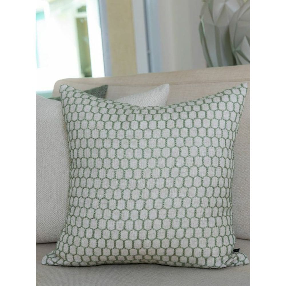 Almofada em Linho Bordado Quadrada