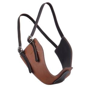 Colar Anti-Aerofagia em Couro Marrom Boots Horse 28546